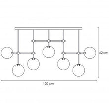 Cargar imagen en el visor de la galería, MADRID, DE SOBREPONER EN TECHO, ACABADO LATÓN DORADO.